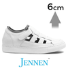 Mr.Paul 6cm 2.4inches Tall White Elevator Sandals for Men