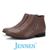 8cm Taller Wedding Brown Vegan Shoes for Men
